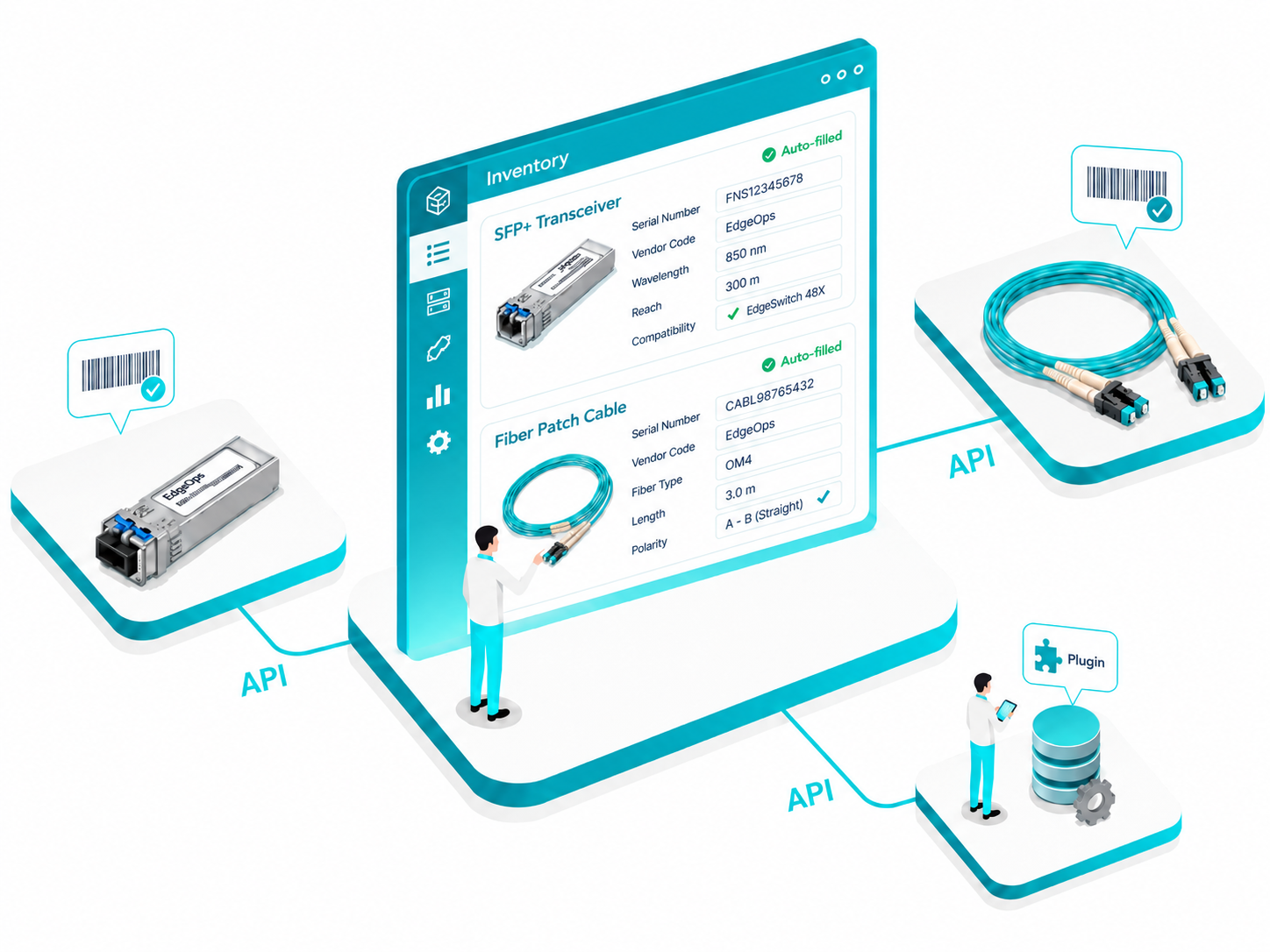 Brauchen Patchkabel und Transceiver eine API? Auf jeden Fall!
